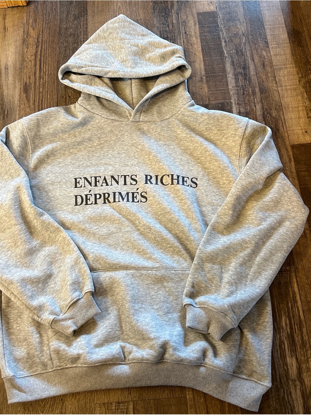 Enfants Riches Déprimés Gray Zip-Up Hoodie